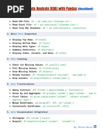 Exploratory Data Analysis (Eda) With Pandas: (Cheatsheet)