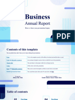 Business Annual Report by Slidesgo