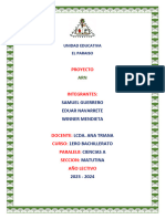 Proyecto Arn 1ero Ciencias A