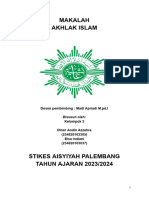 Makalah Akhlak Islam Kelompok 5 1B