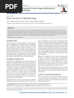 Stains and Dyes in Ophthalmology