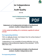 3 Auditor Independence & Audit Quality SV