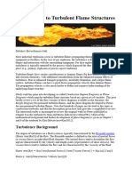 Introduction To Turbulent Flame Structures: Turbulence Background