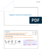 Magnetic Materials and Applications