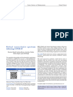 Retinal Vasoocclusive Spectrum Following COVID 19.83