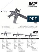 M&P15 22 Skus 12722 - 12723 - 12724 Sport Versions Specs