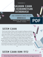 Kesalahan Ejaan Dan Kegramatisan Tatabahasa (1)