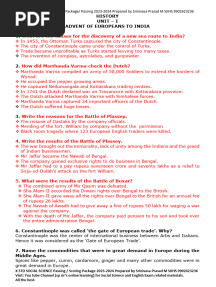 Social Science Scoring and Passing Q&A 2023 24