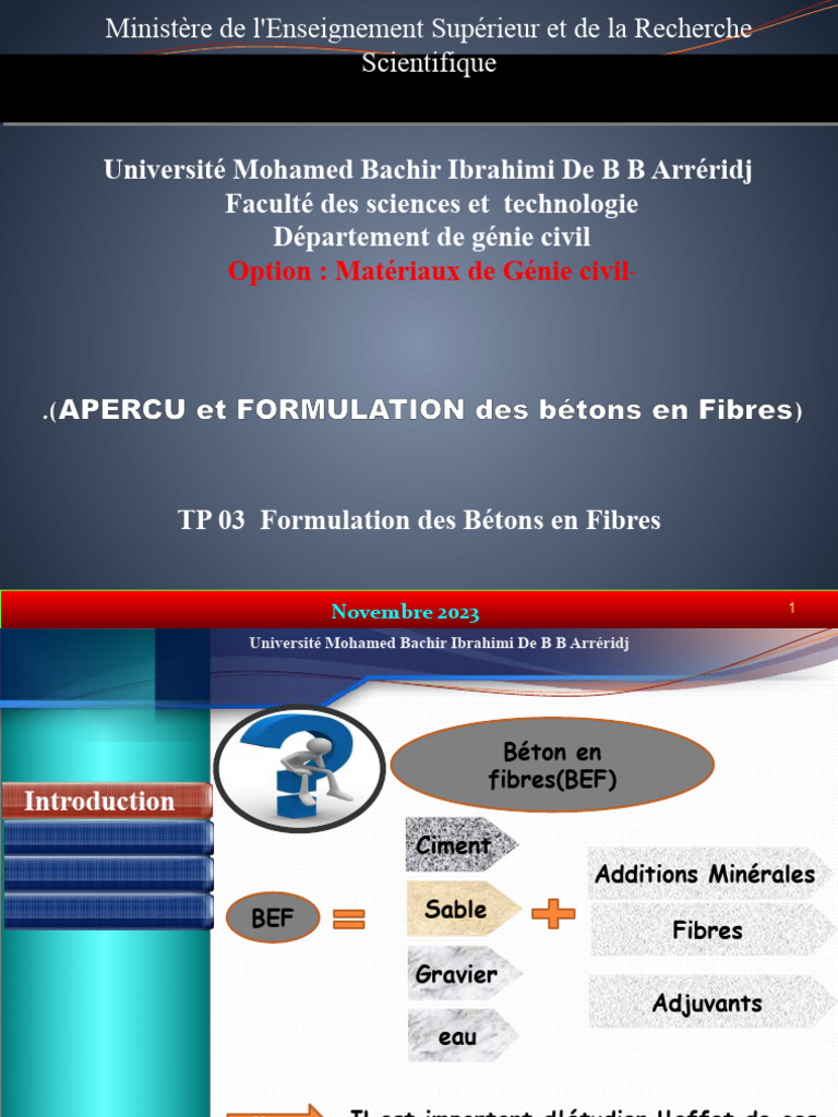 Bétons en Fibres | PDF | Béton | Matériaux de construction