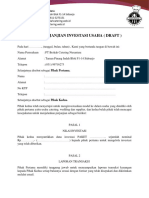 Surat Perjanjian Investasi Usaha