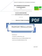 Rapport Regulation