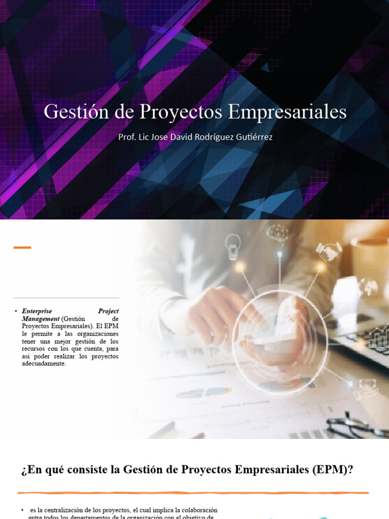 Gestión Eficiente de Proyectos Empresariales | PDF | Gestión de ...