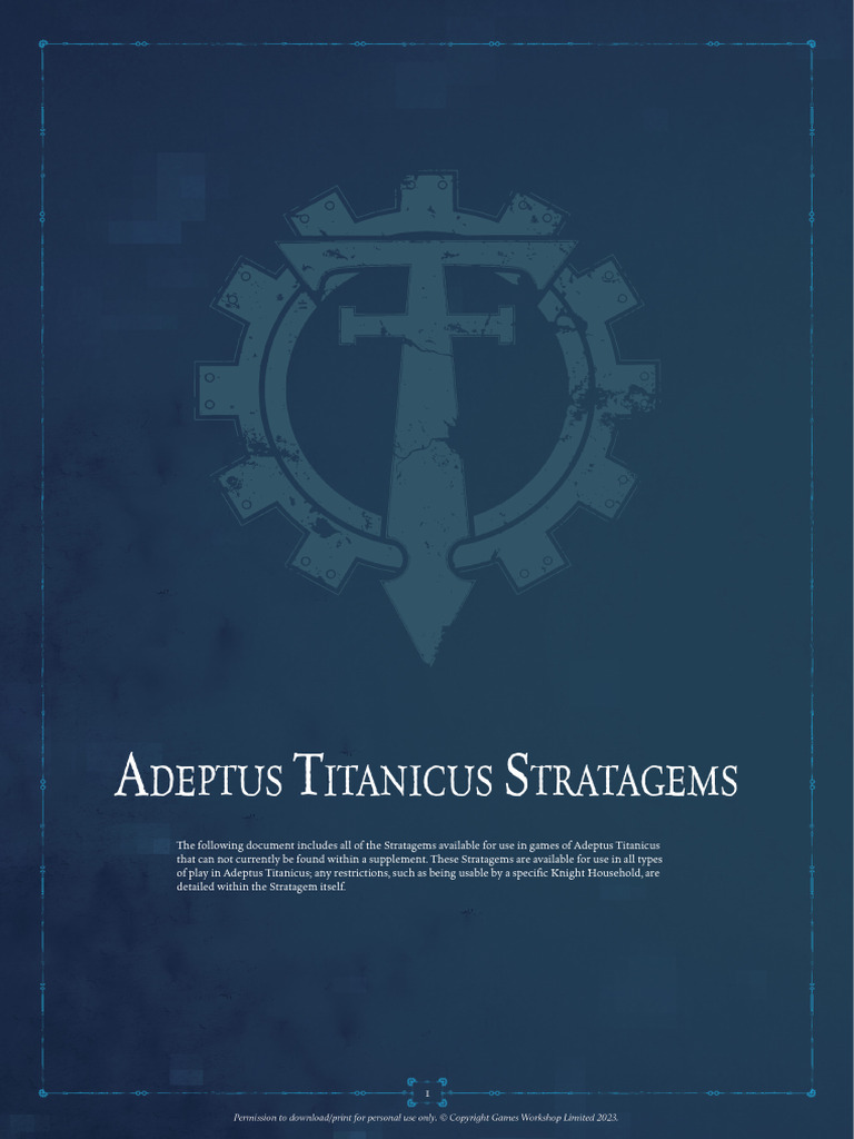 Adeptus Titanicus | PDF | Barrage (Artillery) | Battles