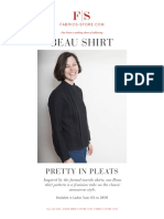 Fabrics-store-Beau Pleated Shirt Pattern-1