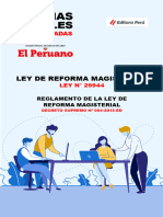 Ley 29944 - de Reforma Magisterial