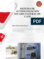 Sistema de Automatizacion Secado Natural de Cafe: Mario Andres Caceres Nocera