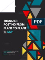 TRF Posting From Plant To Plant