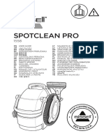 USERS GUIDE Illustrative SpotCleanPRO 1558 B