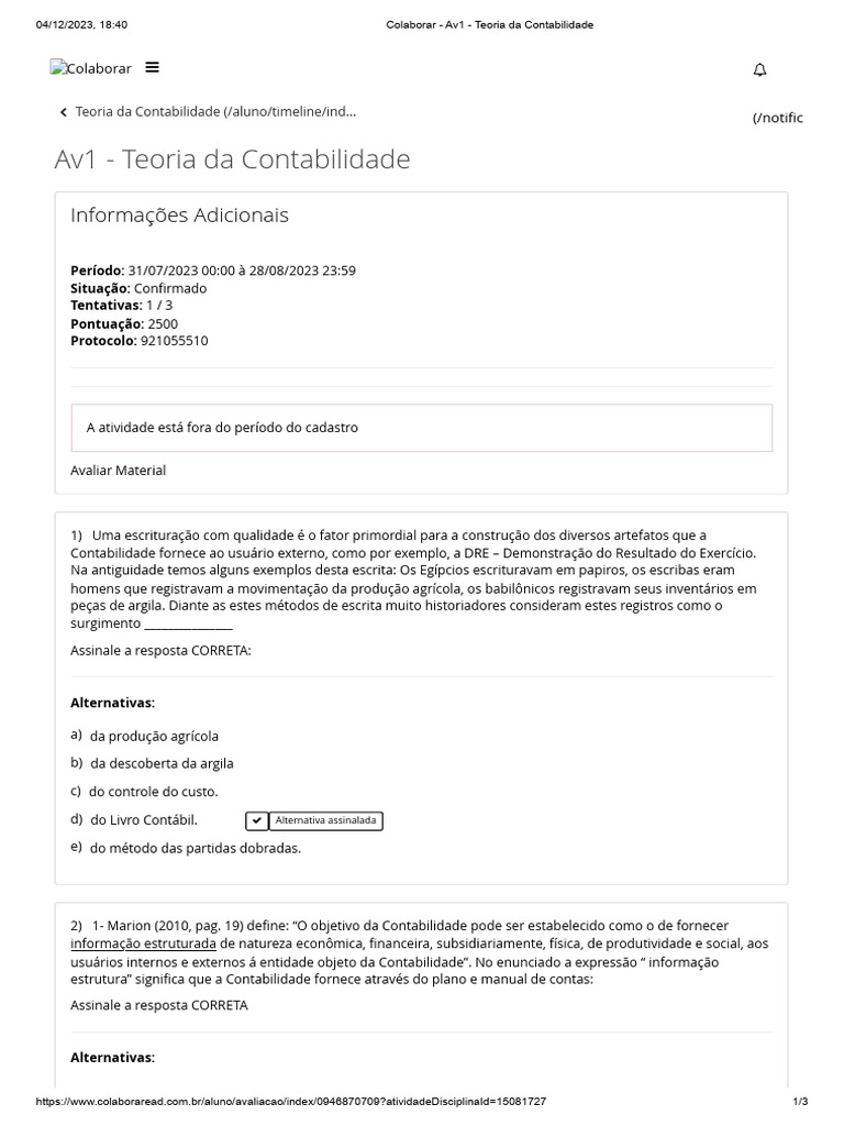 Condutas Adequadas na Escrituração Contábil | PDF | Contabilidade ...