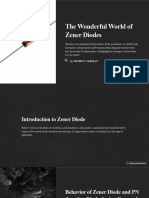 The Wonderful World of Zener Diodes