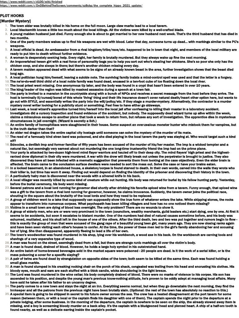 Generators And Roll Tables Download Free Pdf Invention