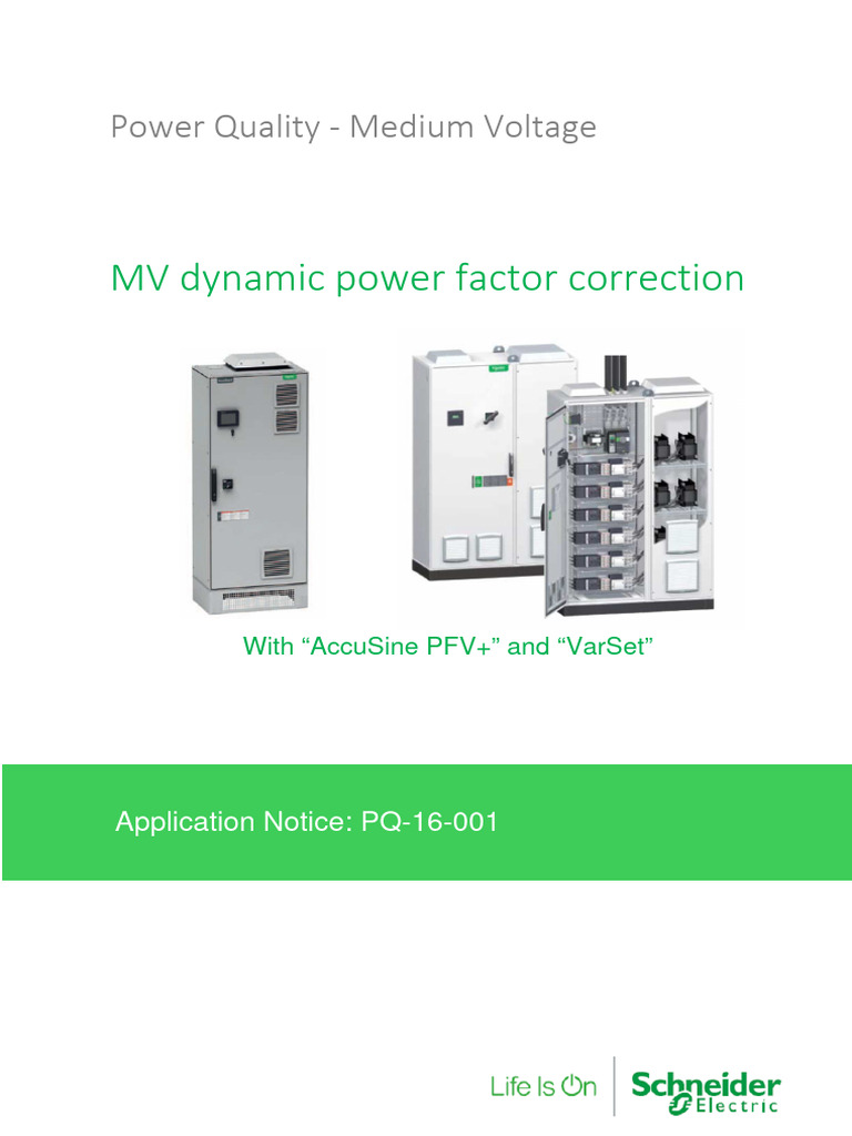 MV Dynamic Var Comp V5 PDF Capacitor Ac Power