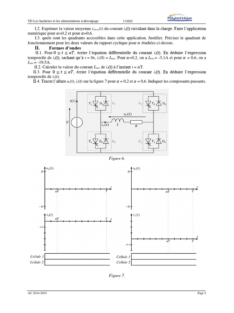 Td hacheur geei2 2023 pages 5 7 10 download free pdf puissance