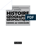 Ecs 2e Annee Histoire Geographie Geopolitique Comme Au Concours - Sommaire