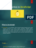 An Introduction To JavaScript - 1