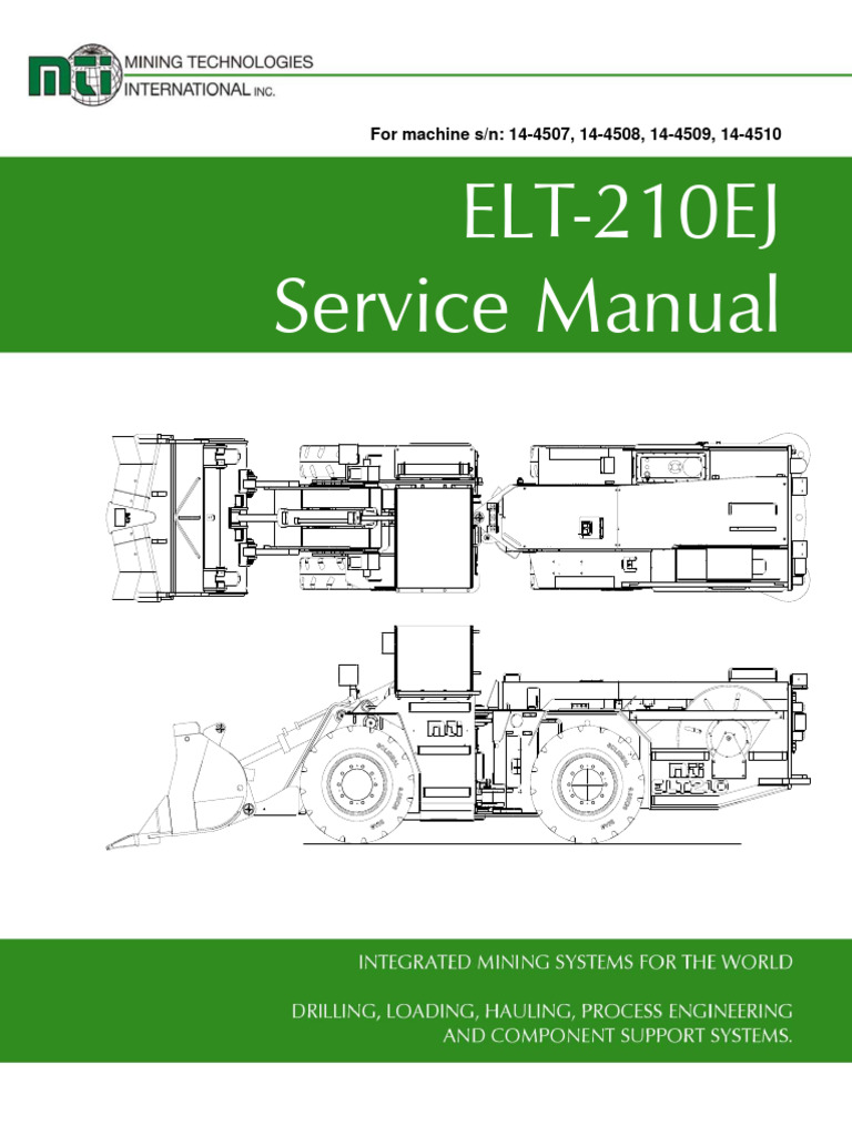 Service Manual Elt 210 Colmbia | PDF | Brake | Clutch