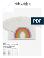 Pull Motif Arc en Ciel: Sweater With Rainbow Motif Trui Met Regenboog