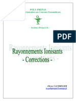 Correction Interaction Rayonnements Ionisants LS1