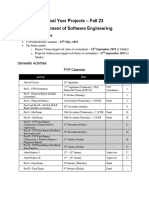 233 FYP Calendar