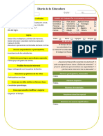 Diario de La Educadora: Fecha: Ciclo