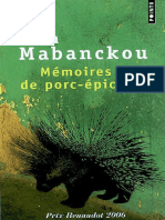 Alain Mabanckou - Memoires de Porc-Epic