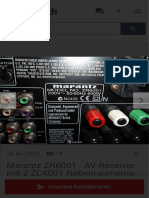 Marantz ZR6001 - AV-Receiver mit 2 ZC4001 Nebenraumempfänger im Kanton Zürich - tutti.ch - tutti.ch