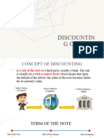Discounting of NR