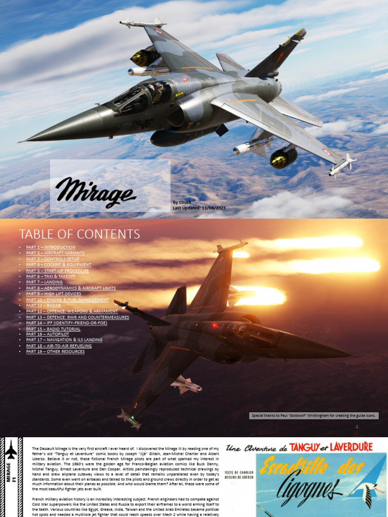 DCS Mirage F1 Guide | PDF | Aviation | Aircraft