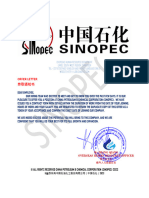 Sinopec Offer Letter