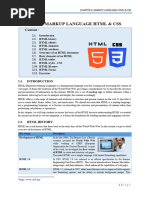 Chapter 02-MARKUP LANGUAGE HTML and CSS