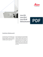 Leica E-Series UserManual de