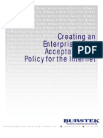 Creating An Enterprise Level Acceptable Use Policy For The Internet