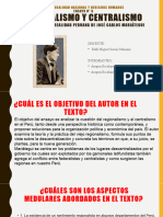 IA 007 - Realidad Nacional y Derechos Humanos Ensayo N° 6 Regionalismo y Centralismo 7 Ensayos de La Realidad Peruana de José Carlos Mariátegui