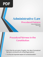 Administrative Law Lesson 8 - Procedural Fairness NSP