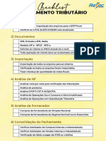 Checklist Fechamento Tributário