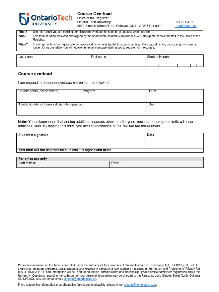 Course Overload Application PDF Justice Crime Violence