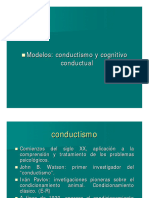 Modelo Conductual y Cognitivo Conductual