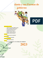 Tema 4 - La Ciudadanía y Sus Formas de Gobierno