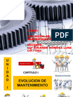 Capitulo 1. Evolucion Del Mantenimiento