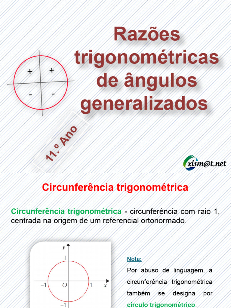 7__Razoes_trigonometricas_de_angulos_generalizados_11_ | PDF ...